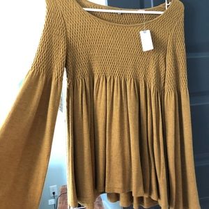 Mustard peplum too from anthropology
